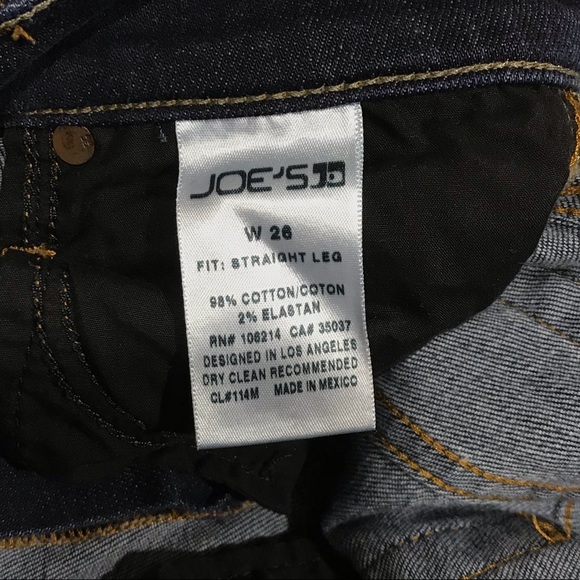 Joe’s Jeans Dark Wash Cigarette Straight Leg - Picture 5 of 5